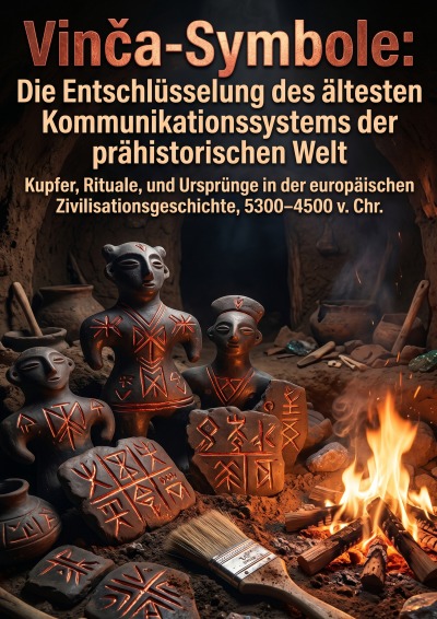 'Cover von Vinča-Symbole: Die Entschlüsselung des ältesten Kommunikationssystems der prähistorischen Welt'-Cover