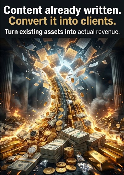 'Cover von Content already written. Convert it into clients.'-Cover
