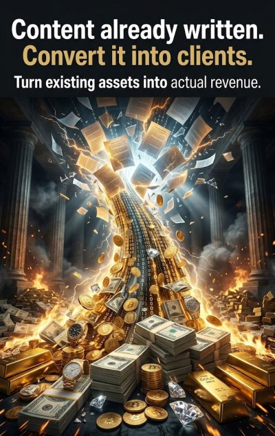 'Cover von Content already written. Convert it into clients.'-Cover