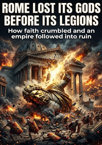 'Cover von Rome lost its gods before its legions'-Cover