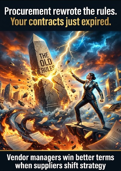 'Cover von Procurement rewrote the rules. Your contracts just expired.'-Cover