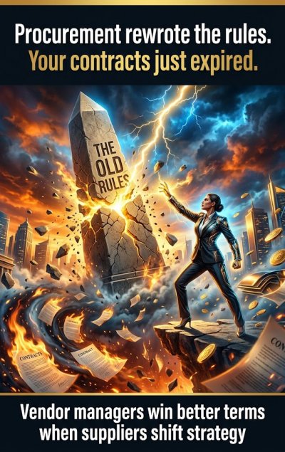 'Cover von Procurement rewrote the rules. Your contracts just expired.'-Cover