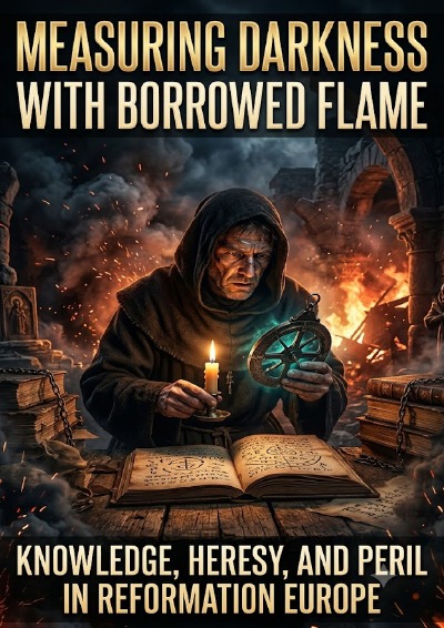 'Cover von Measuring darkness with borrowed flame'-Cover