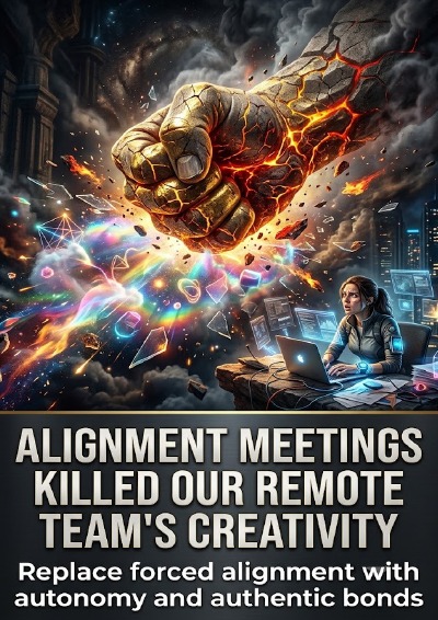 'Cover von Alignment meetings killed our remote team’s creativity'-Cover