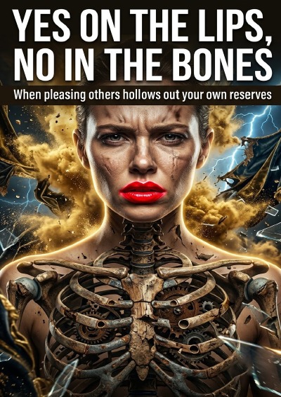 'Cover von Yes on the lips, no in the bones'-Cover