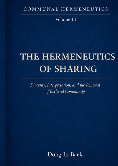 'Cover von COMMUNAL HERMENEUTICS Volume III'-Cover