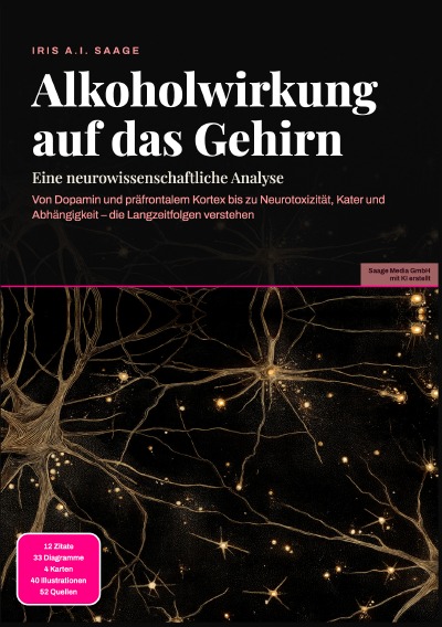 'Cover von Alkoholwirkung auf das Gehirn: Eine neurowissenschaftliche Analyse'-Cover