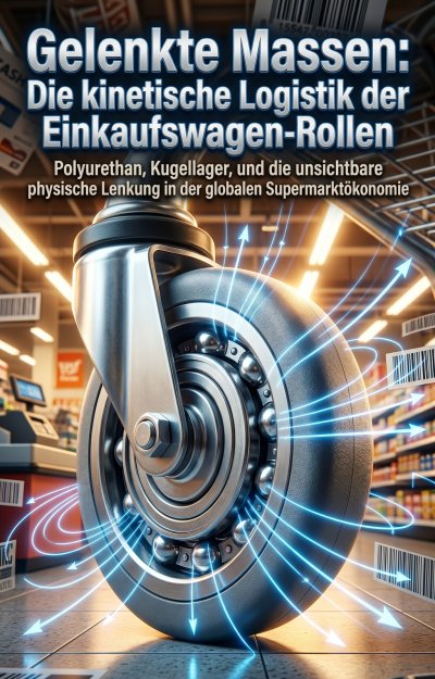 'Cover von Gelenkte Massen: Die kinetische Logistik der Einkaufswagen-Rollen'-Cover