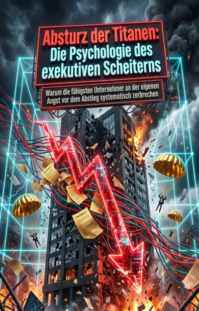 'Cover von Absturz der Titanen: Die Psychologie des exekutiven Scheiterns'-Cover