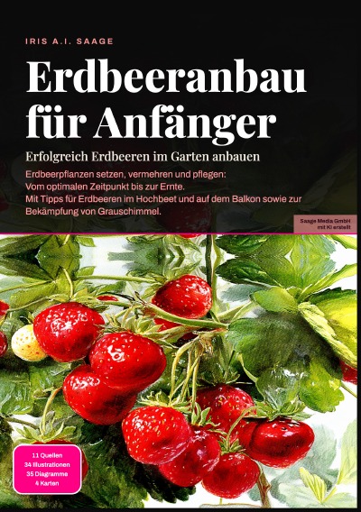 'Cover von Erdbeeranbau für Anfänger: Erfolgreich Erdbeeren im Garten anbauen'-Cover