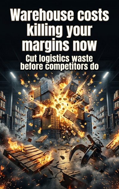'Cover von Warehouse costs killing your margins now'-Cover