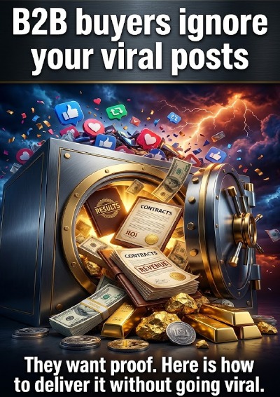 'Cover von B2B buyers ignore your viral posts.'-Cover