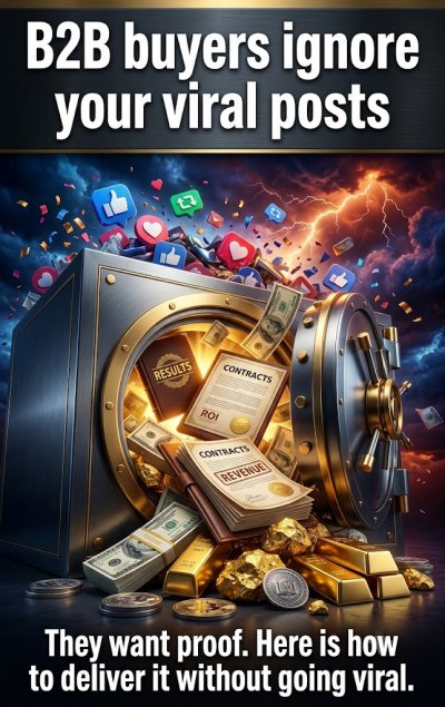 'Cover von B2B buyers ignore your viral posts.'-Cover