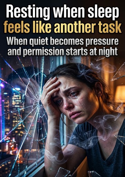 'Cover von Resting when sleep feels like another task'-Cover