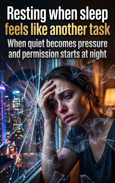 'Cover von Resting when sleep feels like another task'-Cover