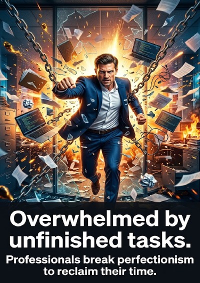 'Cover von Overwhelmed by unfinished tasks.'-Cover