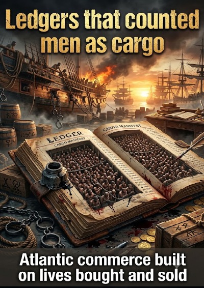 'Cover von Ledgers that counted men as cargo'-Cover