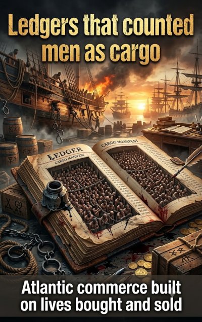 'Cover von Ledgers that counted men as cargo'-Cover