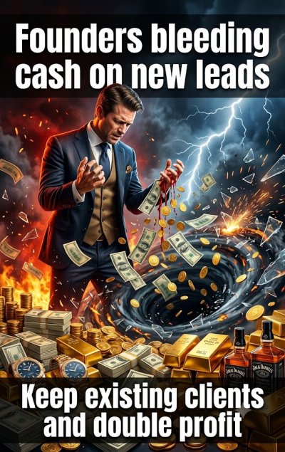 'Cover von Founders bleeding cash on new leads'-Cover