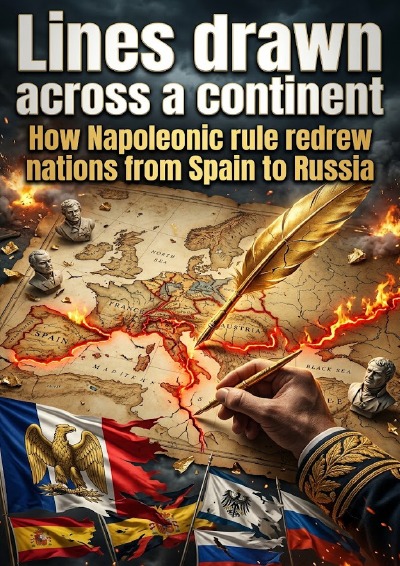 'Cover von Lines drawn across a continent'-Cover