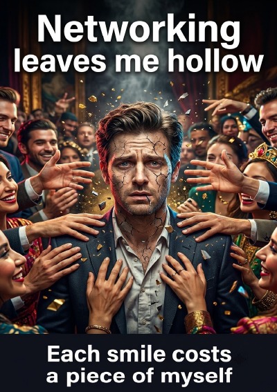'Cover von Networking leaves me hollow'-Cover