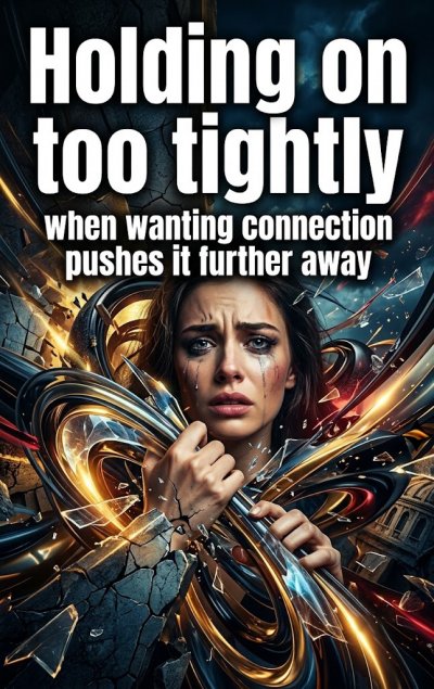 'Cover von Holding on too tightly'-Cover
