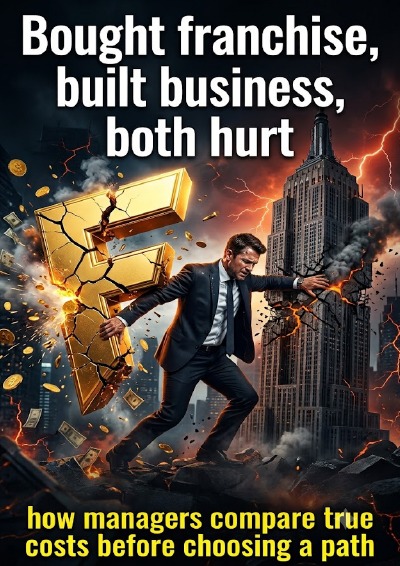 'Cover von Bought franchise, built business, both hurt'-Cover