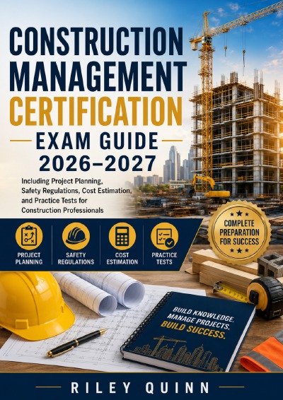 'Cover von Construction Management Certification Exam Guide 2026–2027'-Cover