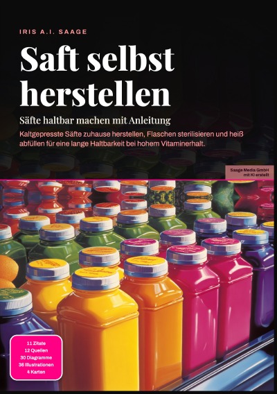 'Cover von Saft selbst herstellen: Säfte haltbar machen mit Anleitung'-Cover