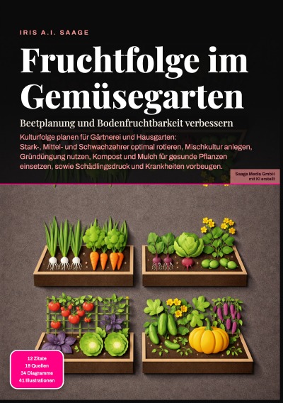 'Cover von Fruchtfolge im Gemüsegarten: Beetplanung und Bodenfruchtbarkeit verbessern'-Cover