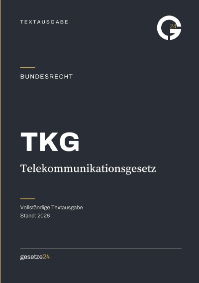 'Cover von TKG – Telekommunikationsgesetz'-Cover