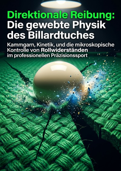 'Cover von Direktionale Reibung: Die gewebte Physik des Billardtuches'-Cover