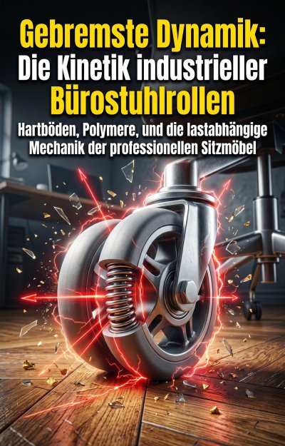 'Cover von Gebremste Dynamik: Die Kinetik industrieller Bürostuhlrollen'-Cover