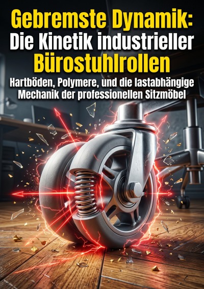 'Cover von Gebremste Dynamik: Die Kinetik industrieller Bürostuhlrollen'-Cover