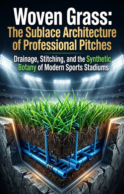 'Cover von Woven Grass: The Subsurface Architecture of Professional Pitches'-Cover