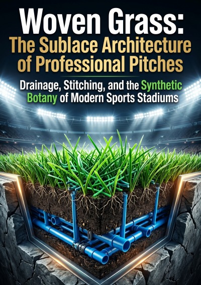 'Cover von Woven Grass: The Subsurface Architecture of Professional Pitches'-Cover