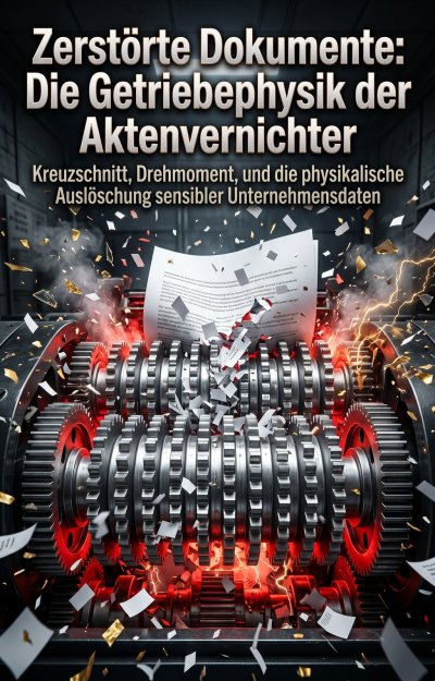 'Cover von Zerstörte Dokumente: Die Getriebephysik der Aktenvernichter'-Cover