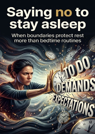 'Cover von Saying no to stay asleep'-Cover