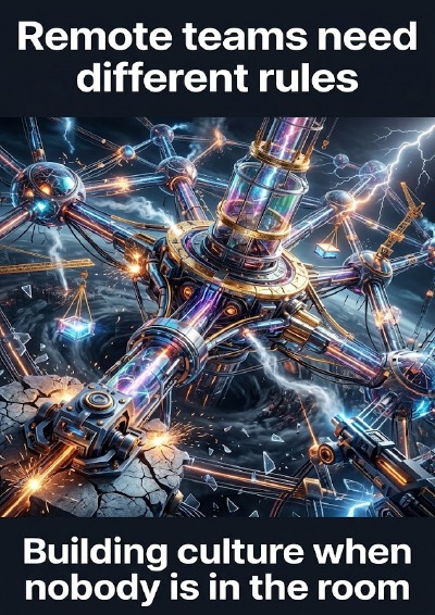 'Cover von Remote teams need different rules'-Cover