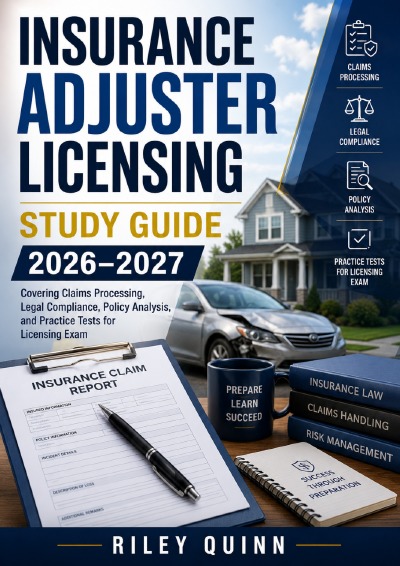 'Cover von Insurance Adjuster Licensing Study Guide 2026–2027'-Cover