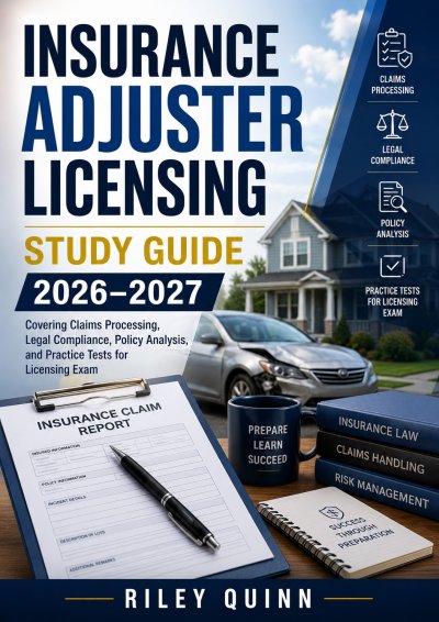 'Cover von Insurance Adjuster Licensing Study Guide 2026–2027'-Cover