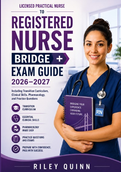 'Cover von Licensed Practical Nurse to Registered Nurse Bridge Exam Guide 2026–2027'-Cover