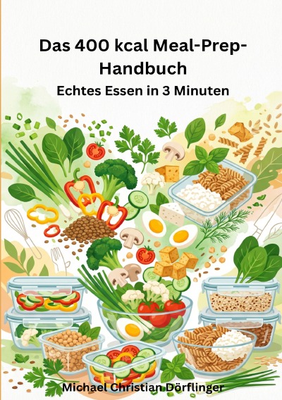 'Cover von Das 400 kcal Meal-Prep-Handbuch'-Cover