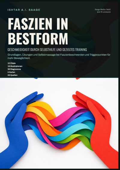 'Cover von Faszien in Bestform: Geschmeidigkeit durch Selbsthilfe und gezieltes Training'-Cover