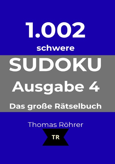 'Cover von 1.002er Sudoku schwer'-Cover