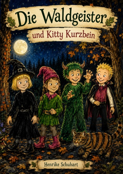 'Cover von Die Waldgeister und Kitty Kurzbein'-Cover