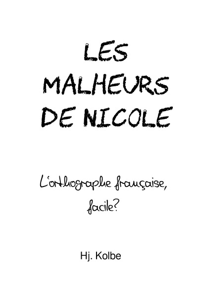 'Cover von Les malheurs de Nicole'-Cover