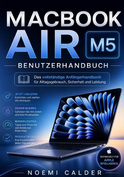 'Cover von Macbook Air M5 Benutzerhandbuch'-Cover