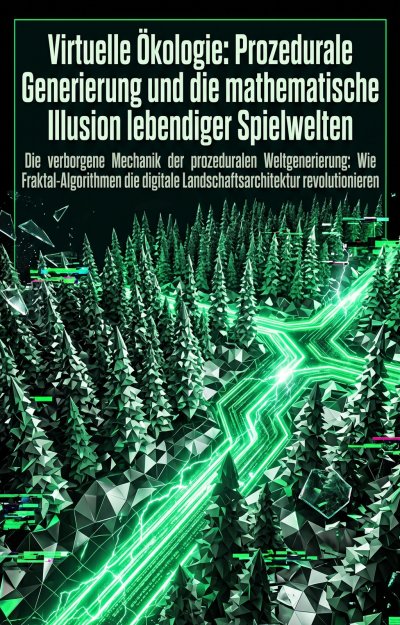 'Cover von Virtuelle Ökologie: Prozedurale Generierung und die mathematische Illusion lebendiger Spielwelten'-Cover