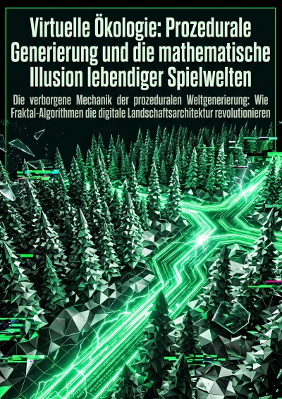'Cover von Virtuelle Ökologie: Prozedurale Generierung und die mathematische Illusion lebendiger Spielwelten'-Cover